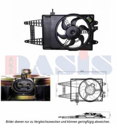 Dasis 088082N Hub, engine cooling fan wheel 088082N
