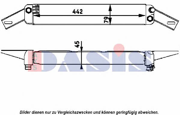 Dasis 136320N Oil cooler 136320N