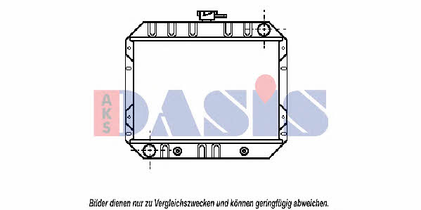 Dasis 090053N Radiator, engine cooling 090053N