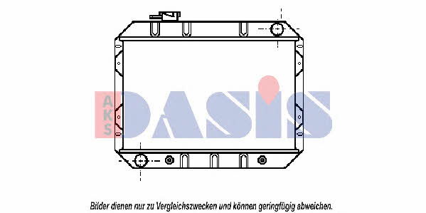 Dasis 090230N Radiator, engine cooling 090230N