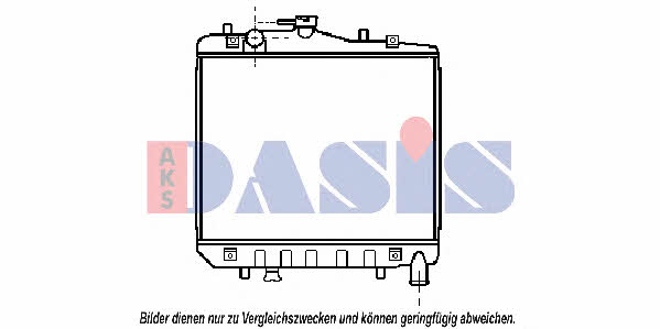 Dasis 510013N Radiator, engine cooling 510013N
