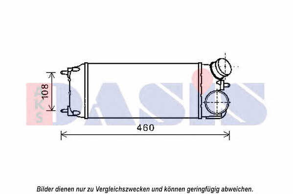 Dasis 097017N Intercooler, charger 097017N