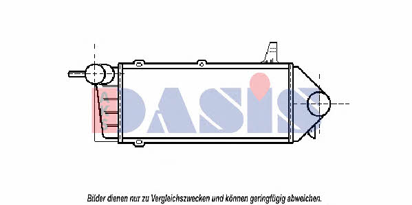 Dasis 097110N Intercooler, charger 097110N