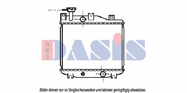 Dasis 360020N Radiator, engine cooling 360020N