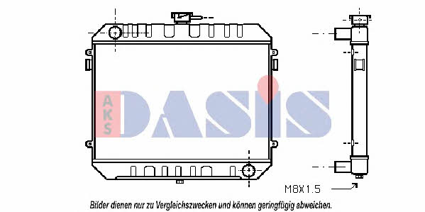 Dasis 150920N Radiator, engine cooling 150920N