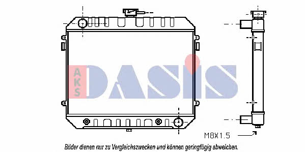 Dasis 150930N Radiator, engine cooling 150930N