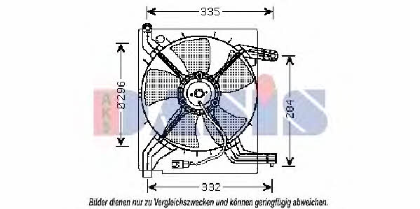 Dasis 518014N Radiator, engine cooling 518014N