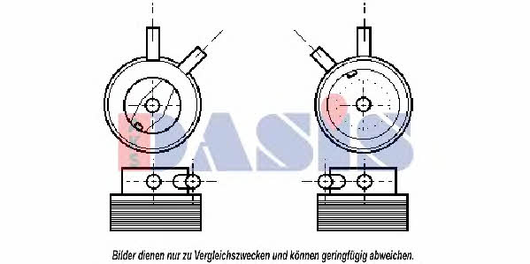 Dasis 156120N Oil cooler 156120N