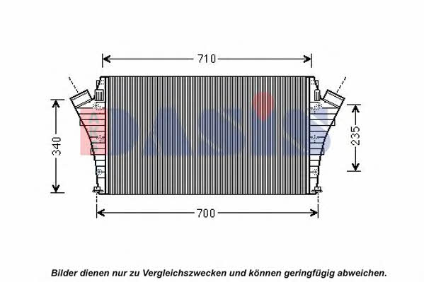 Dasis 157001N Intercooler, charger 157001N