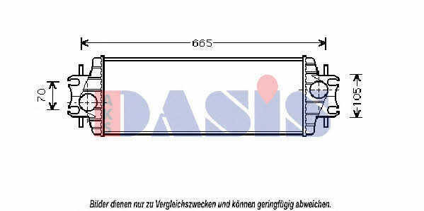 Dasis 157015N Intercooler, charger 157015N