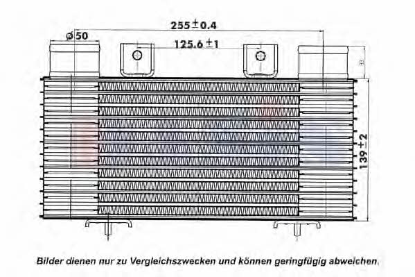 Dasis 117003N Intercooler, charger 117003N