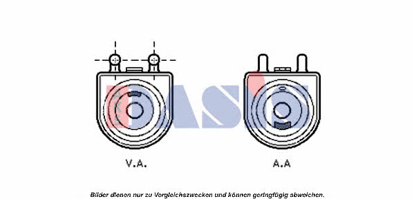 Dasis 166004N Oil cooler 166004N