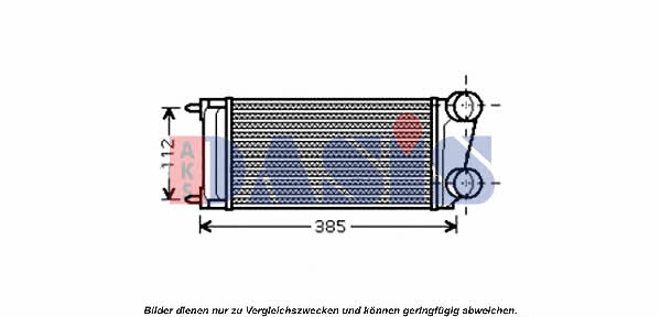 Dasis 167006N Intercooler, charger 167006N