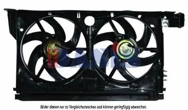 Dasis 168018N Hub, engine cooling fan wheel 168018N