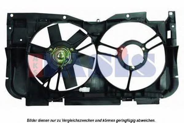 Dasis 168029N Hub, engine cooling fan wheel 168029N