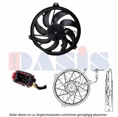 Dasis 168037N Fan assy - heater motor 168037N