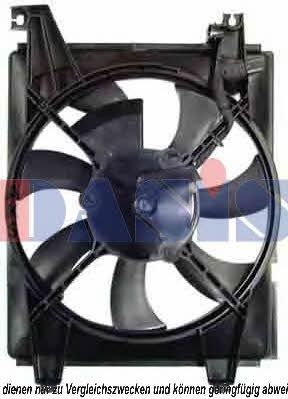 Dasis 568027N Hub, engine cooling fan wheel 568027N
