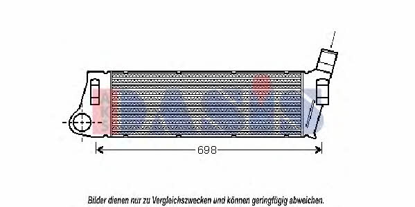 Dasis 187006N Intercooler, charger 187006N