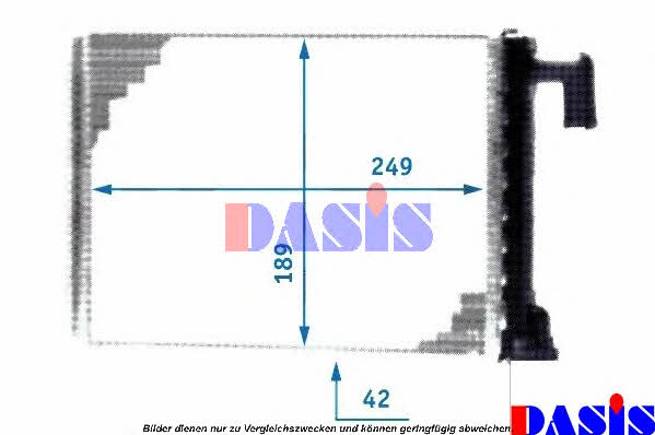 Dasis 189090N Heat exchanger, interior heating 189090N