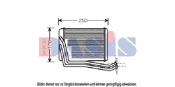 Dasis 569013N Heat exchanger, interior heating 569013N