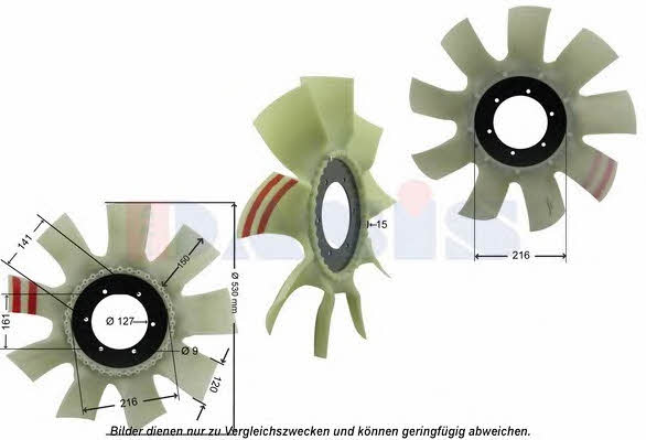 448029N Dasis Fan impeller