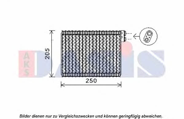 Dasis 820341N Air conditioner evaporator 820341N