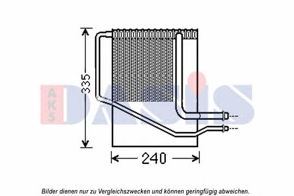 Dasis 820367N Air conditioner evaporator 820367N