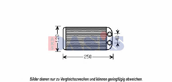 Dasis 219004N Heat exchanger, interior heating 219004N