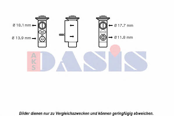 Dasis 840094N Air conditioner expansion valve 840094N