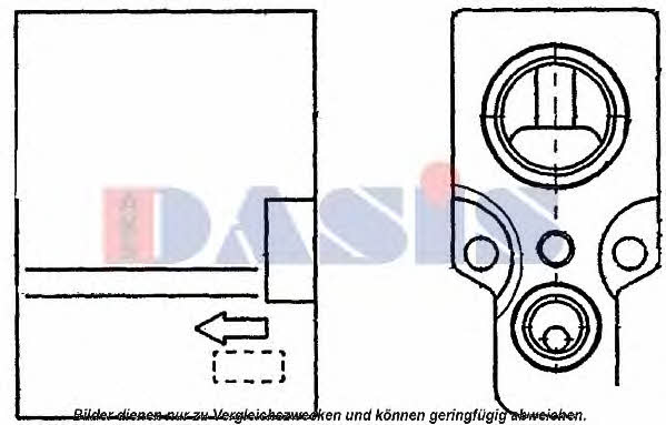 Dasis 840104N Air conditioner expansion valve 840104N
