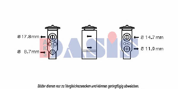Dasis 840132N Air conditioner expansion valve 840132N