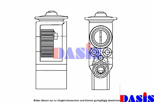 Dasis 840137N Air conditioner expansion valve 840137N