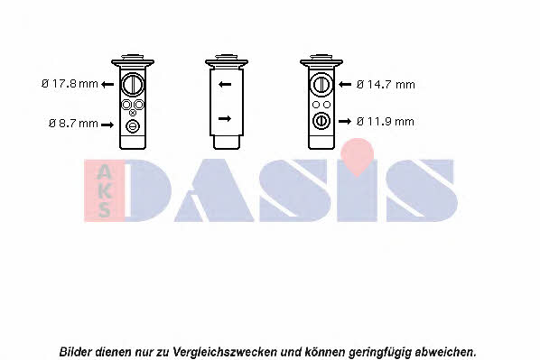 Dasis 840153N Air conditioner expansion valve 840153N