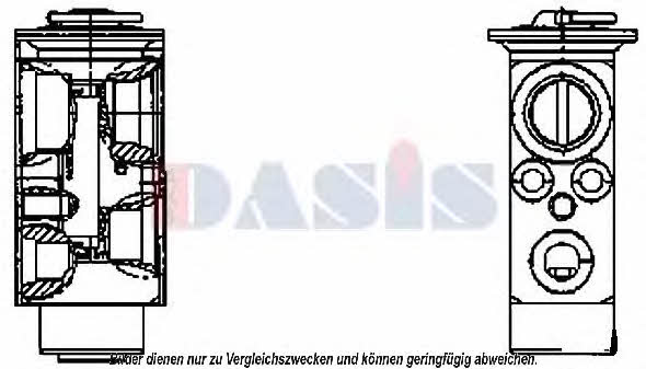 Dasis 840176N Air conditioner expansion valve 840176N