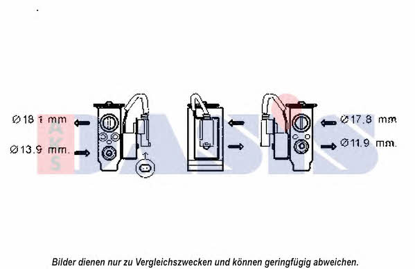 Dasis 840185N Air conditioner expansion valve 840185N