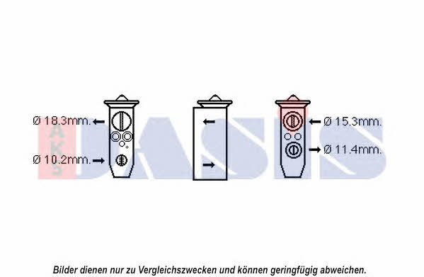 Dasis 840193N Air conditioner expansion valve 840193N