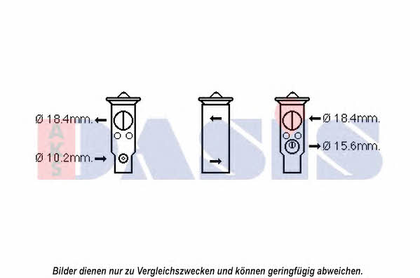 Dasis 840214N Air conditioner expansion valve 840214N