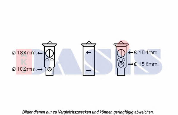 Dasis 840221N Air conditioner expansion valve 840221N