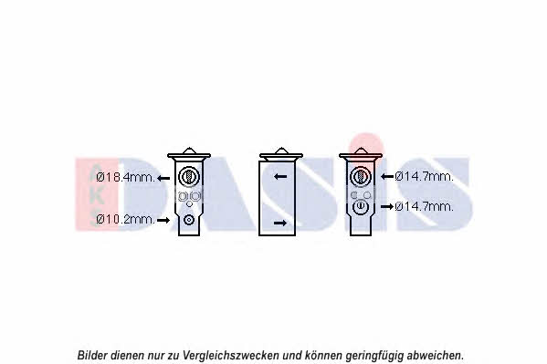 Dasis 840252N Air conditioner expansion valve 840252N