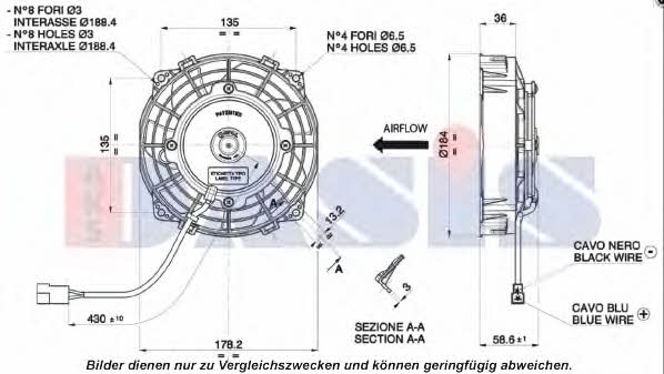Dasis 870241N Hub, engine cooling fan wheel 870241N
