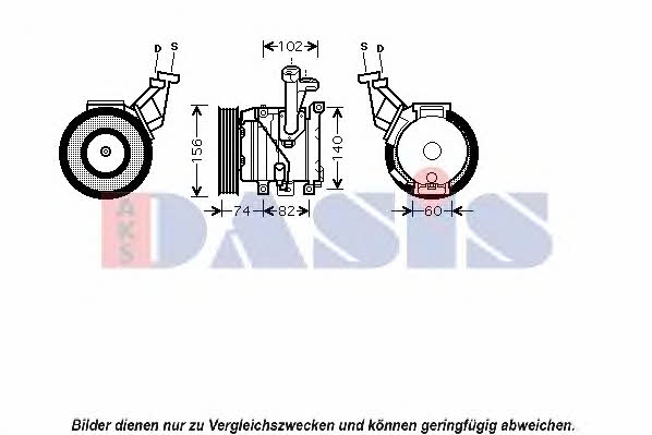 Dasis 850563N Compressor, air conditioning 850563N