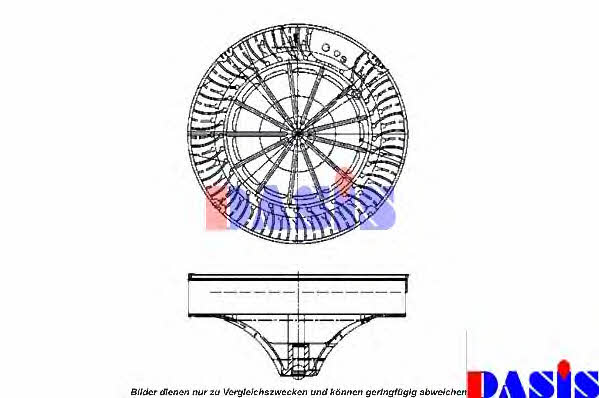 Dasis 741320N Fan assy - heater motor 741320N