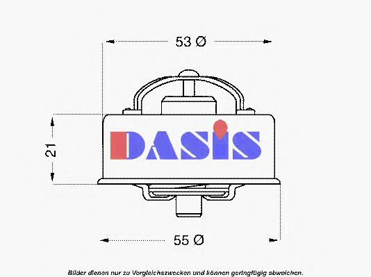 Dasis 750412N Thermostat, coolant 750412N