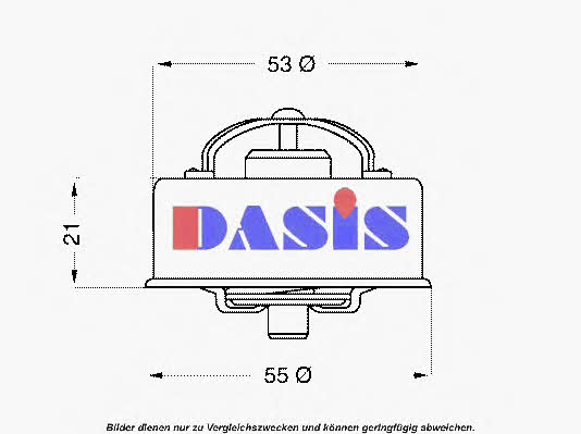 Dasis 751788N Thermostat, coolant 751788N