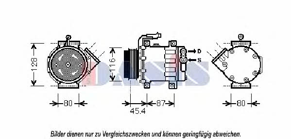 Dasis 851833N Compressor, air conditioning 851833N