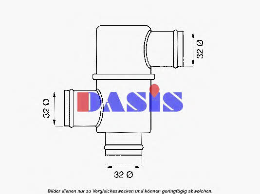 Dasis 751830N Thermostat, coolant 751830N