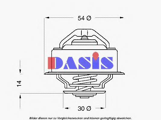 Dasis 751868N Thermostat, coolant 751868N