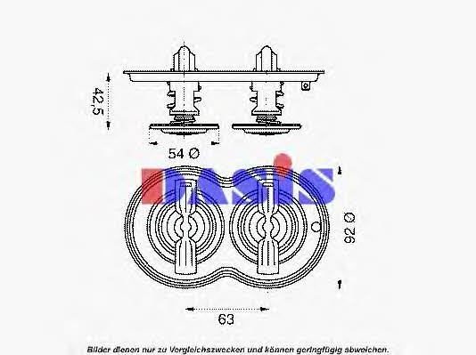 Dasis 751920N Thermostat, coolant 751920N