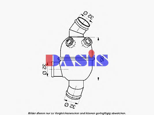 Dasis 751955N Thermostat, coolant 751955N