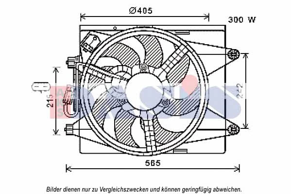 Dasis 018014N Hub, engine cooling fan wheel 018014N
